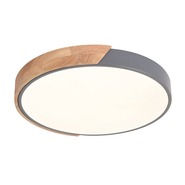 Dimmable With Romote Control LED Round Flush Mount Ceiling Light - Yiilighting