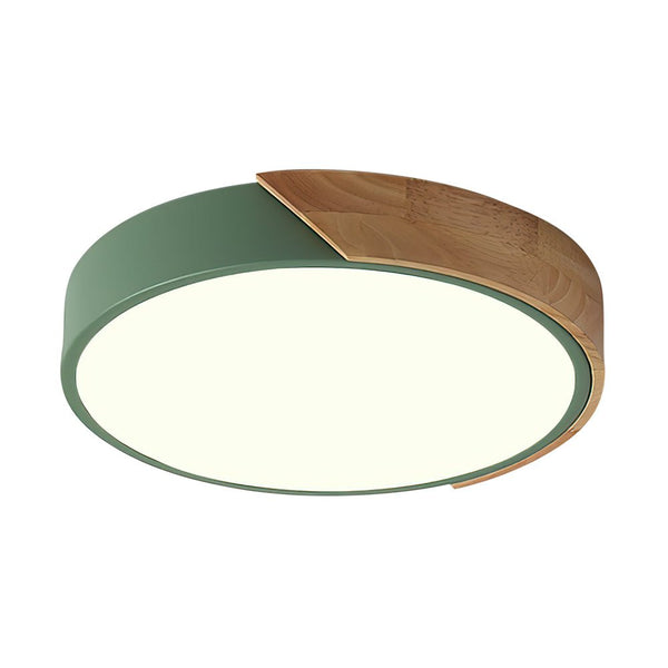 Dimmable With Romote Control LED Round Flush Mount Ceiling Light - Yiilighting