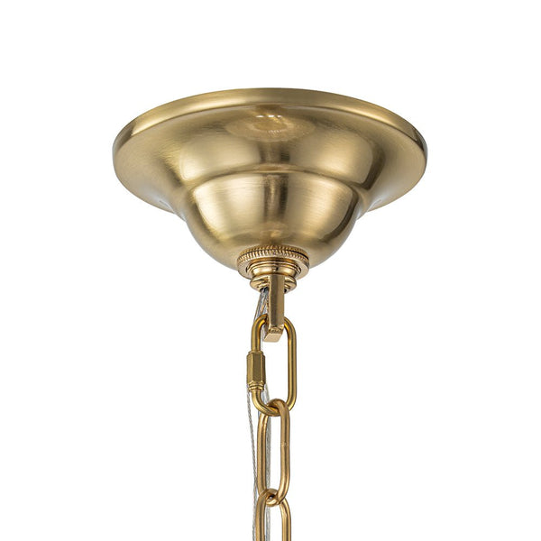 European Court Style Antique Brass Diamond - Shaped Crystal Chandelier - Yiilighting