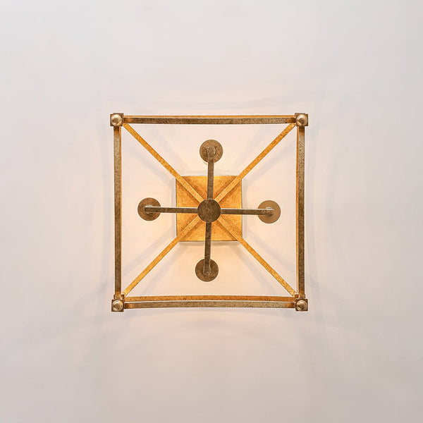 French Vintage Candle - Style Cage Semi Flush Mount Ceiling Light - Yiilighting