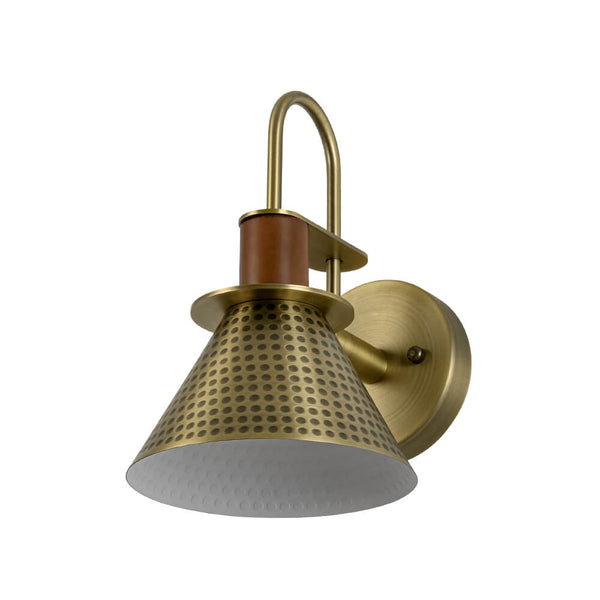 Industrial 1 - Light Hammered Cone Shape Wall Sconce - Yiilighting