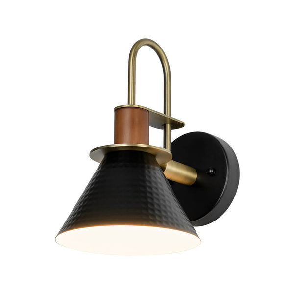 Industrial 1 - Light Hammered Cone Shape Wall Sconce - Yiilighting