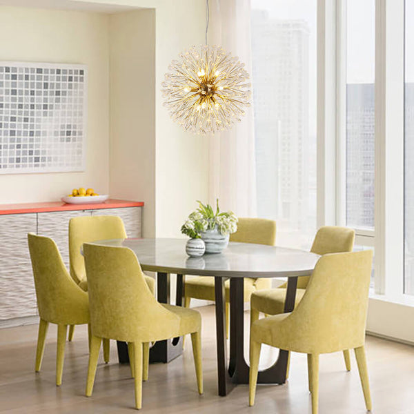 Luxury 9 - Lights Bloom Firework Crystal Chandelier - Yiilighting