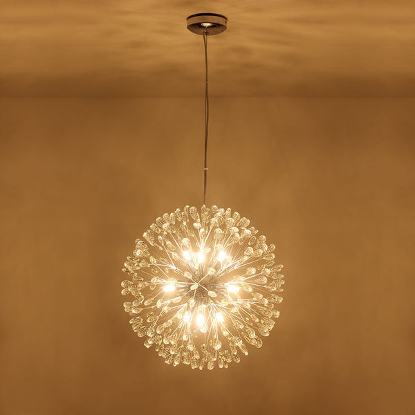 Luxury 9 - Lights Bloom Firework Crystal Chandelier - Yiilighting