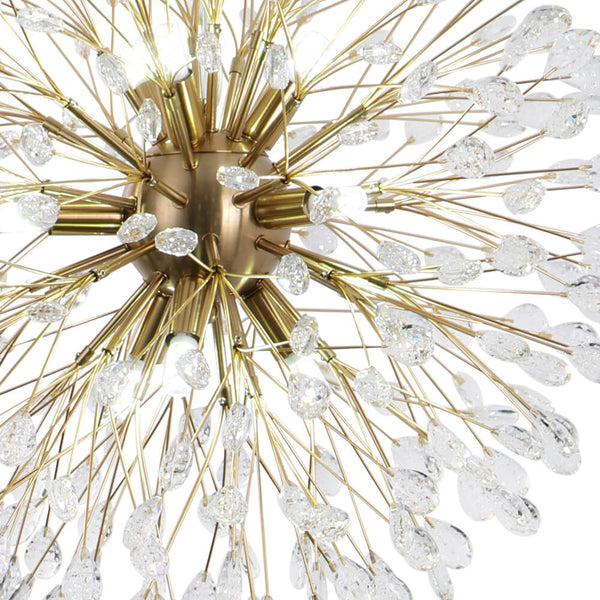 Luxury 9 - Lights Bloom Firework Crystal Chandelier - Yiilighting