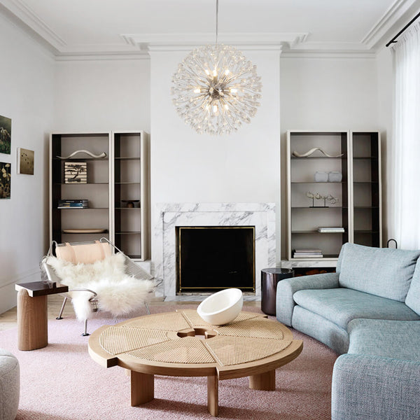 Luxury 9 - Lights Bloom Firework Crystal Chandelier - Yiilighting