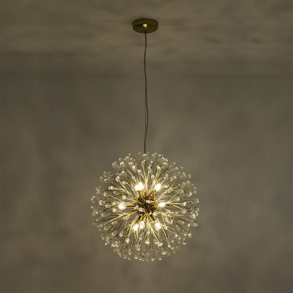 Luxury 9 - Lights Bloom Firework Crystal Chandelier - Yiilighting