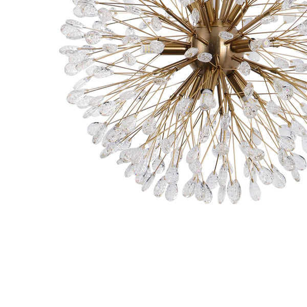 Luxury 9 - Lights Bloom Firework Crystal Chandelier - Yiilighting