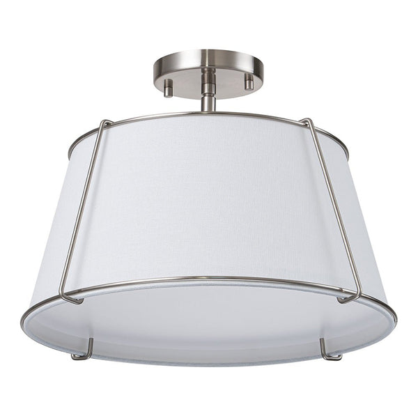 Mid - Century 4 - Light Drum Semi - Flush Mount - Yiilighting