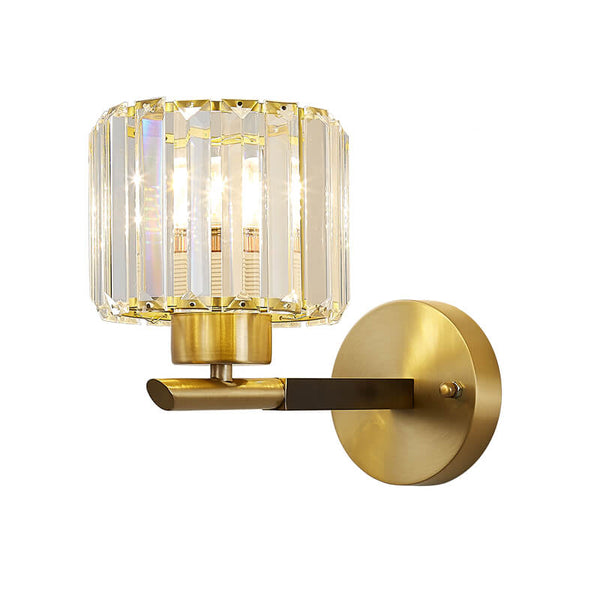 Mid - Century Modern 1 - Light Crystal Wall Sconce - Yiilighting