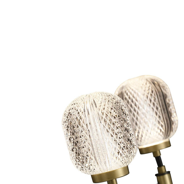 Mid Century Modern 15 - Light Crystal Glass Chandelier - Yiilighting