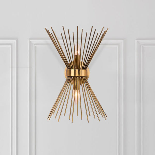 Mid Century Modern 2 - Light Sunburst Wall Sconce - Yiilighting