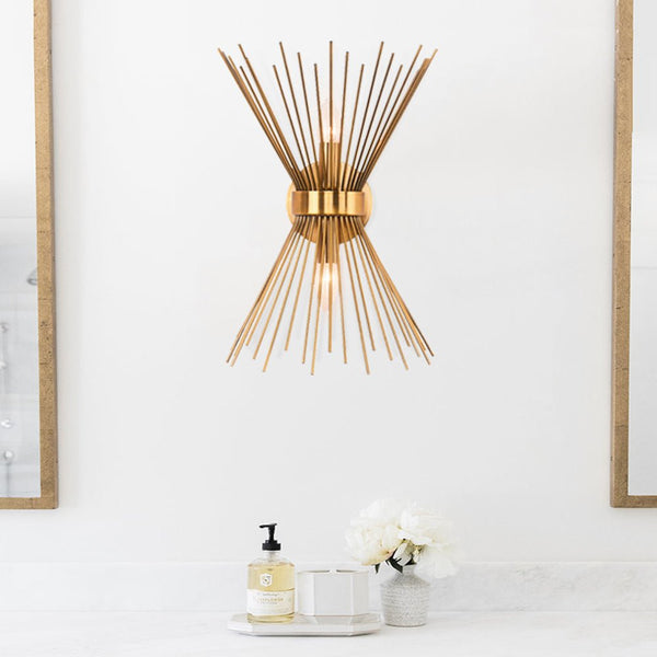 Mid Century Modern 2 - Light Sunburst Wall Sconce - Yiilighting