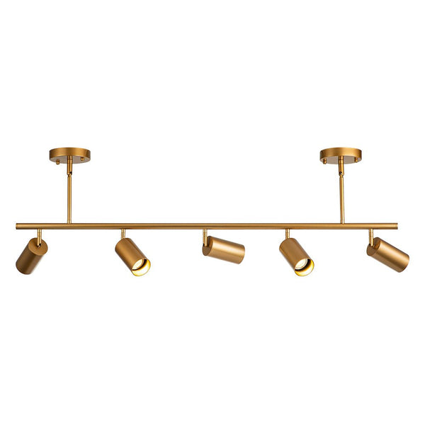 Mid - Century Modern 5 - Light Track Kit Linear Chandelier - Yiilighting