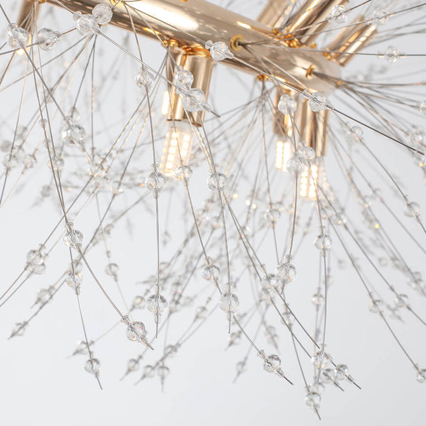 Mid - century Modern Round Firework Dandelion Chandelier - Yiilighting
