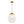 Mid-Century Ripple Glass Globe Pendant Light | Brushed Brass - Yiilighting