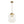 Mid-Century Ripple Glass Globe Pendant Light | Brushed Brass - Yiilighting