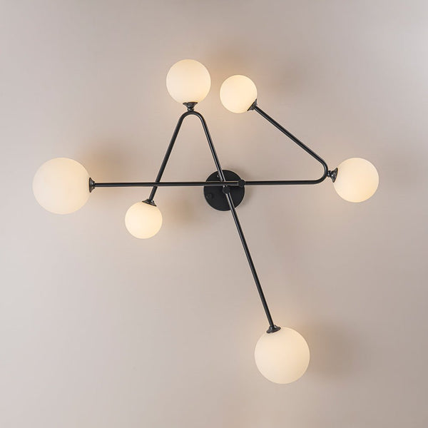 Mid-Century Sputnik 6-Light Ceiling Light - Yiilighting