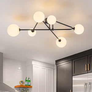 Mid-Century Sputnik 6-Light Ceiling Light - Yiilighting
