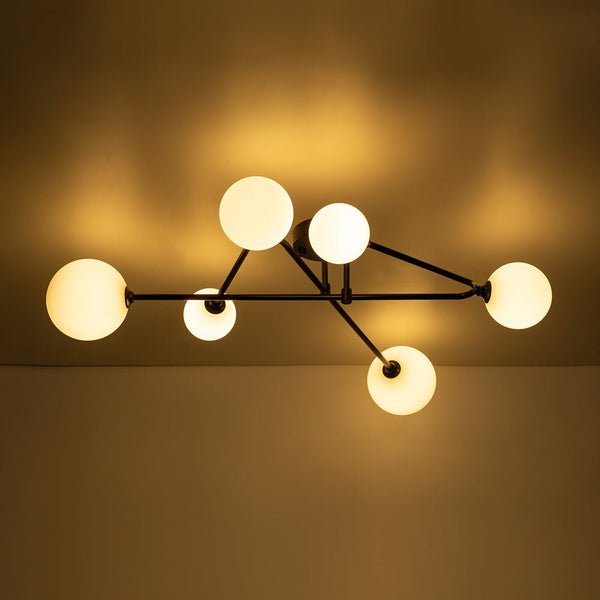 Mid-Century Sputnik 6-Light Ceiling Light - Yiilighting