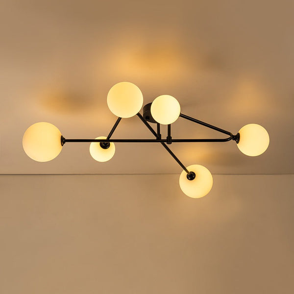 Mid-Century Sputnik 6-Light Ceiling Light - Yiilighting