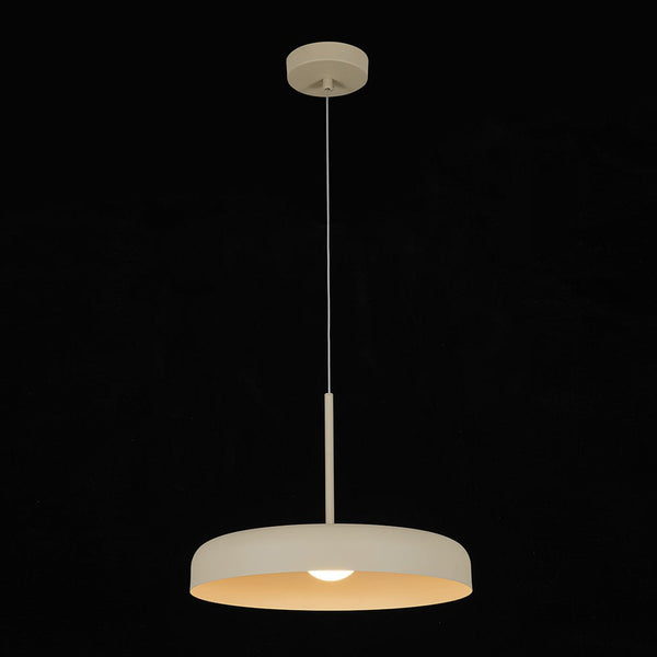 Minimalist 1 - Light Downward Shallow Pan - Shaped LED Pendant - Yiilighting