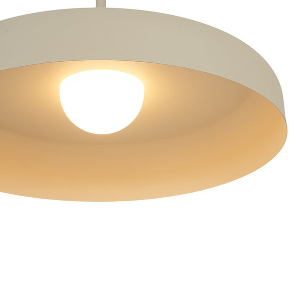 Minimalist 1 - Light Downward Shallow Pan - Shaped LED Pendant - Yiilighting