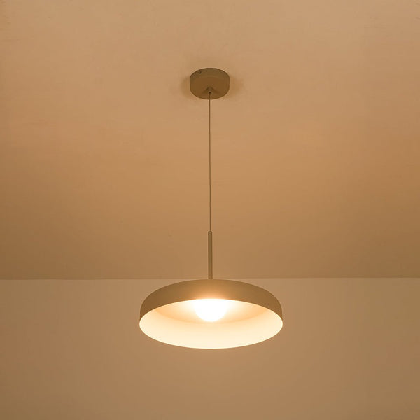 Minimalist 1 - Light Downward Shallow Pan - Shaped LED Pendant - Yiilighting