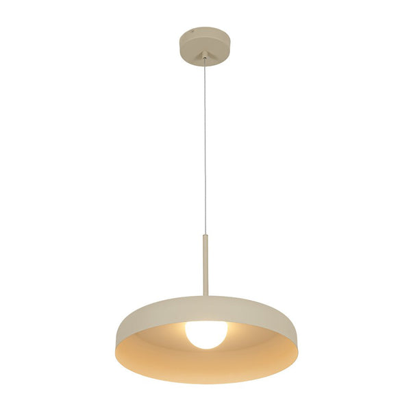 Minimalist 1 - Light Downward Shallow Pan - Shaped LED Pendant - Yiilighting