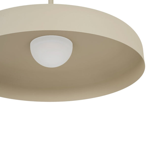 Minimalist 1 - Light Downward Shallow Pan - Shaped LED Pendant - Yiilighting