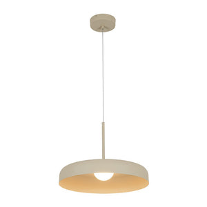 Minimalist 1 - Light Downward Shallow Pan - Shaped LED Pendant - Yiilighting