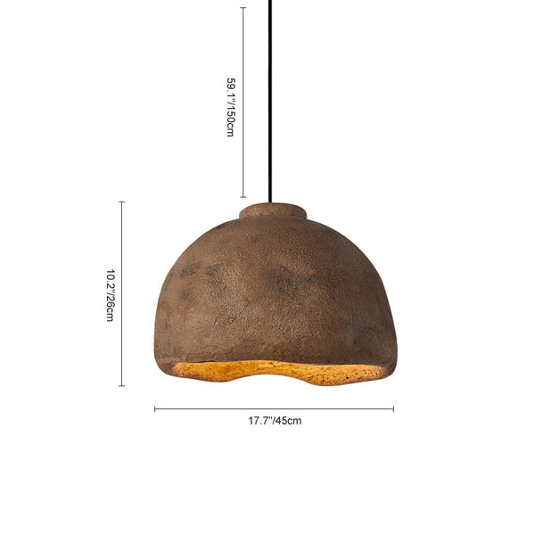 Minimalist 1 - Light Wabi Sabi Bell - Shaped  Pendant - Yiilighting