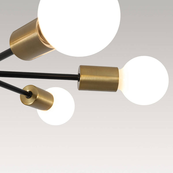 Minimalist 6 - Light Sputnik Chandelier - Yiilighting