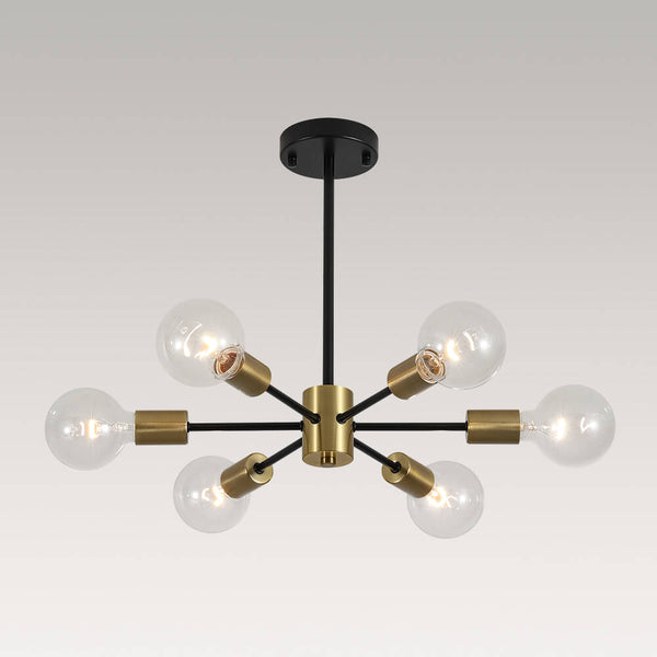 Minimalist 6 - Light Sputnik Chandelier - Yiilighting