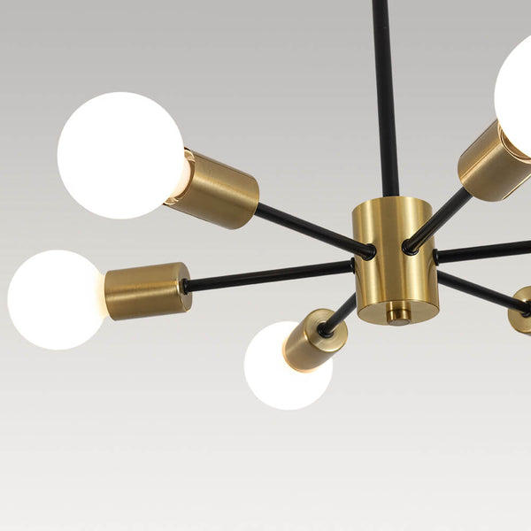 Minimalist 6 - Light Sputnik Chandelier - Yiilighting