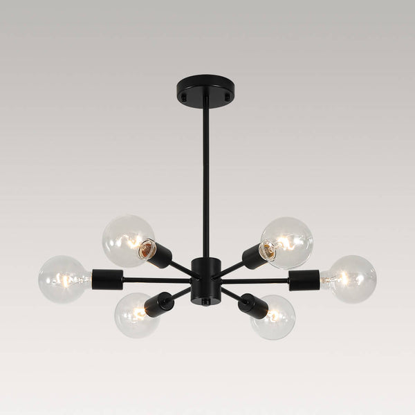 Minimalist 6 - Light Sputnik Chandelier - Yiilighting