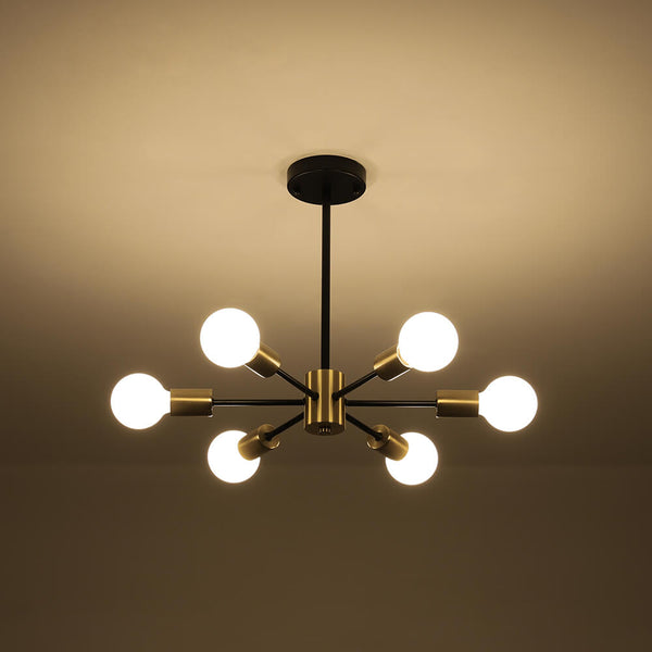 Minimalist 6 - Light Sputnik Chandelier - Yiilighting