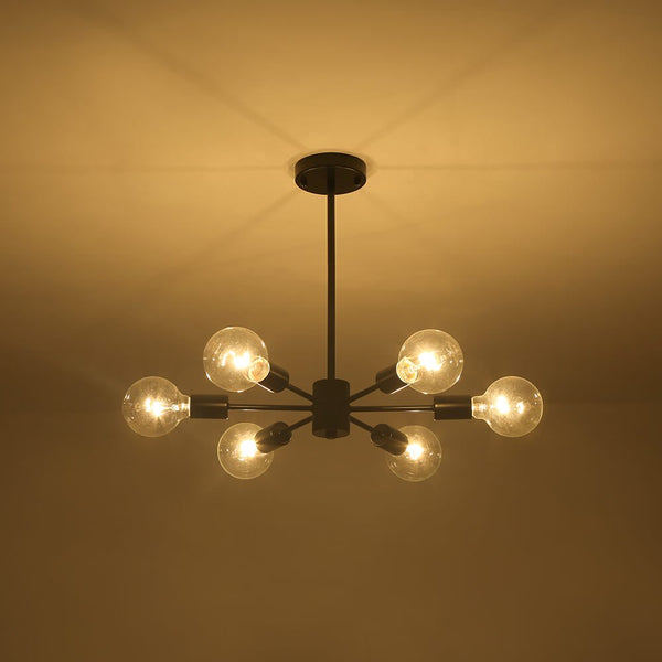 Minimalist 6 - Light Sputnik Chandelier - Yiilighting