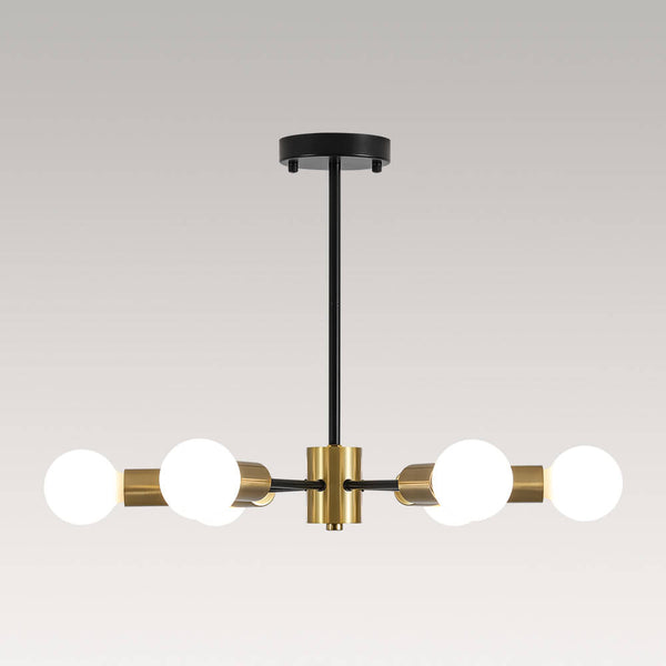 Minimalist 6 - Light Sputnik Chandelier - Yiilighting