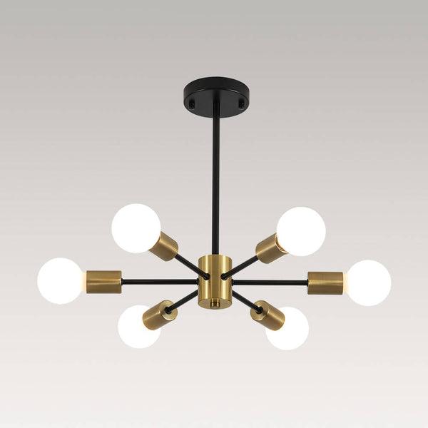 Minimalist 6 - Light Sputnik Chandelier - Yiilighting