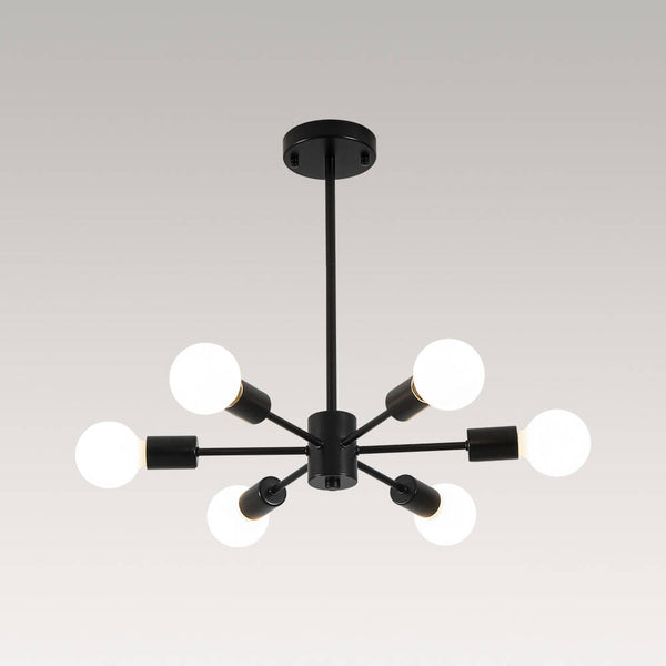 Minimalist 6 - Light Sputnik Chandelier - Yiilighting
