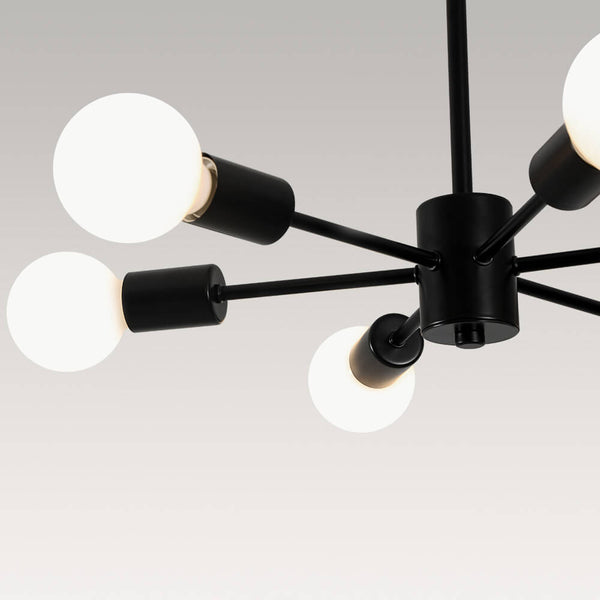 Minimalist 6 - Light Sputnik Chandelier - Yiilighting