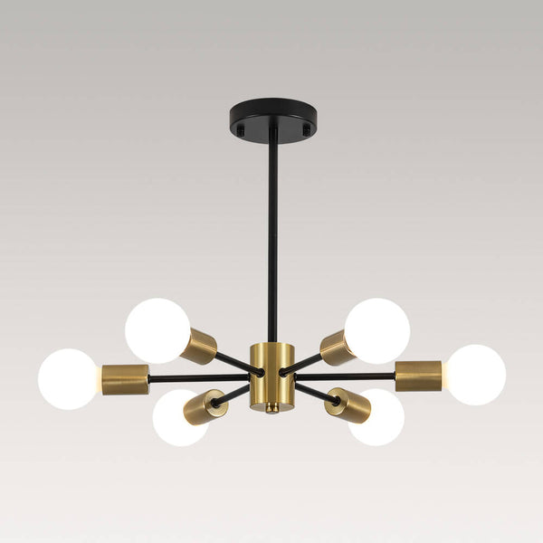 Minimalist 6 - Light Sputnik Chandelier - Yiilighting