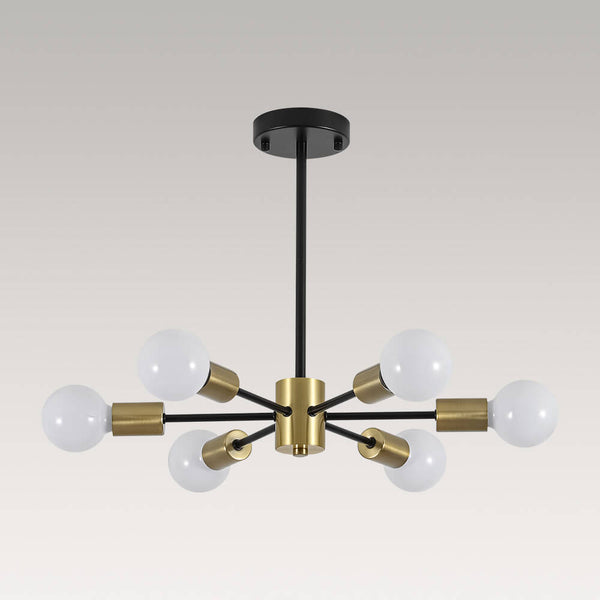 Minimalist 6 - Light Sputnik Chandelier - Yiilighting