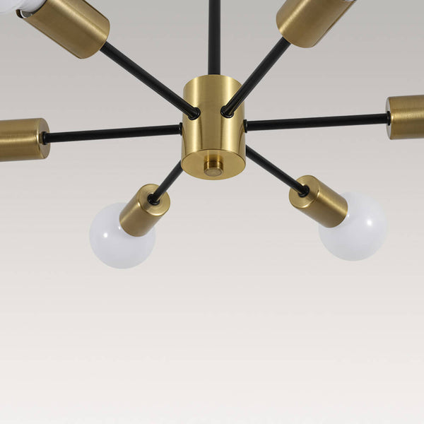 Minimalist 6 - Light Sputnik Chandelier - Yiilighting