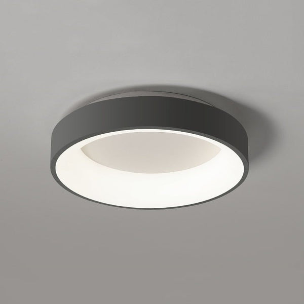 Minimalist LED Flush Mount Hollowed Large Metal Ceiling Light - Yiilighting