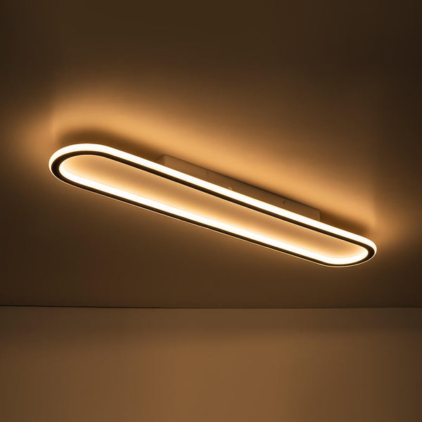 Minimalist Oval LED Flush Mount Ceiling Light Wall Light - Yiilighting