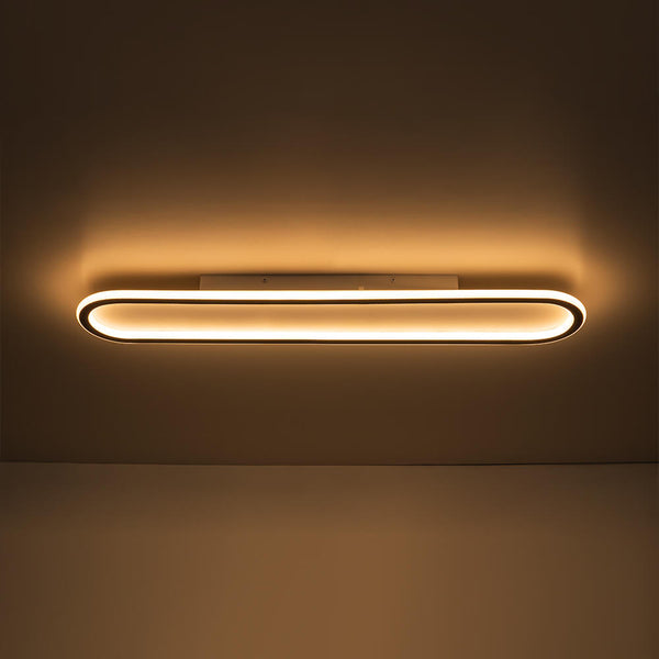 Minimalist Oval LED Flush Mount Ceiling Light Wall Light - Yiilighting