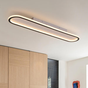 Minimalist Oval LED Flush Mount Ceiling Light Wall Light - Yiilighting