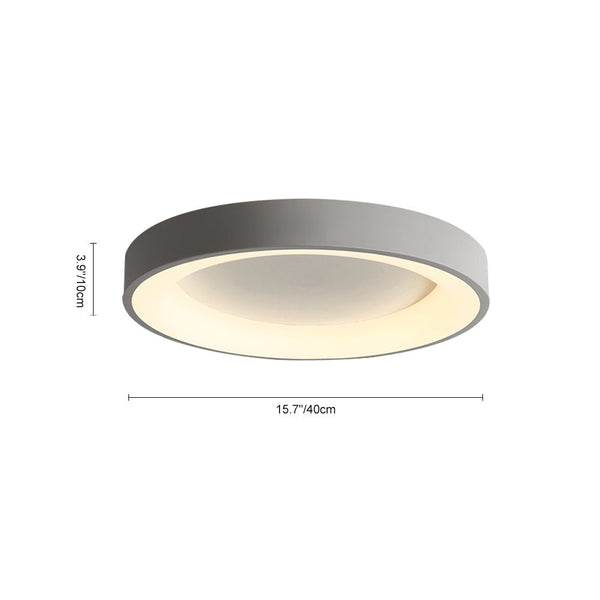 Minimalist Round LED Flush Mount Ceiling Light - Yiilighting